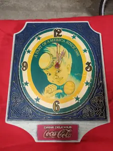 Vintage Coca-Cola Sprite Boy Wall Clock