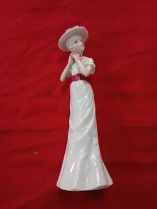 Cemark International Hand Painted Porcelain Edwardian Lady Figurine