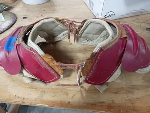 Vintage Hutch Junior Varsity Football Shoulder Pads