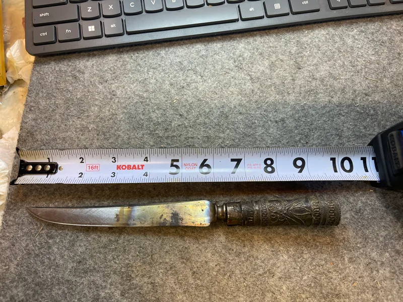 Sterling Silver Filigree Hilt Dagger from auction in Brewton, Alabama — image 35