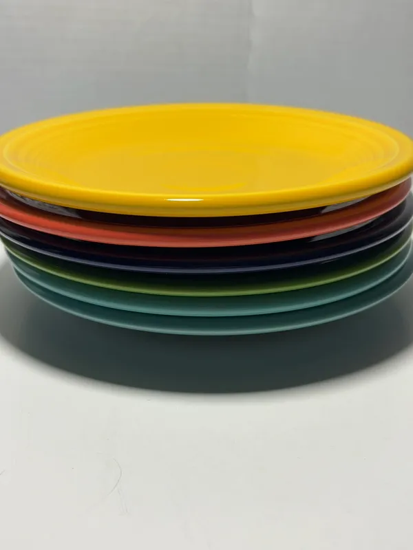 A Set of Six Homer Laughlin Fiesta Glazed Ceramic Salad Plates from auction in Brewton, Alabama — image 44