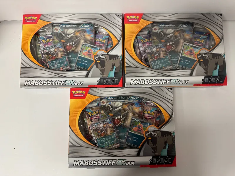 Lot of 3 Pokemon TCG MABOSSTIFF EX Boxes from auction in Cranston, Rhode Island — image 26