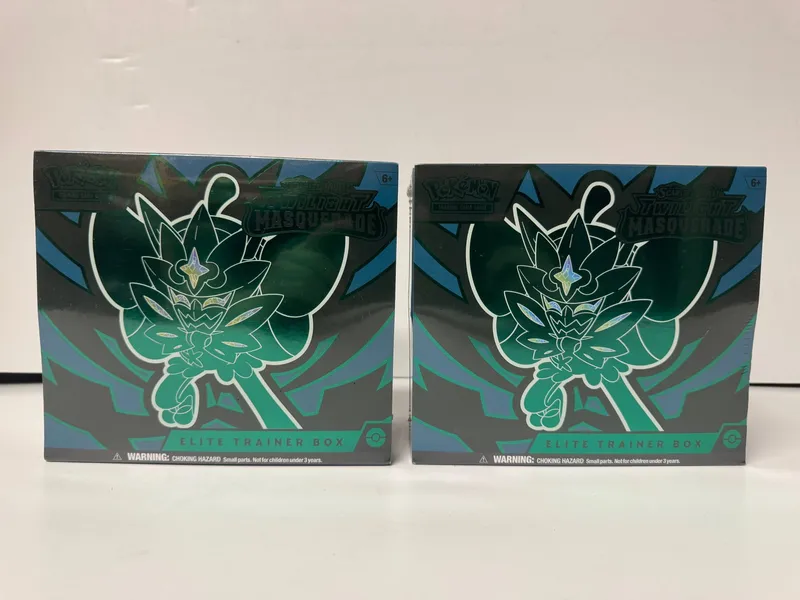Two Pokemon TCG: Scarlet & Violet - Twilight Masquerade Elite Trainer Boxes from auction in Cranston, Rhode Island — image 27