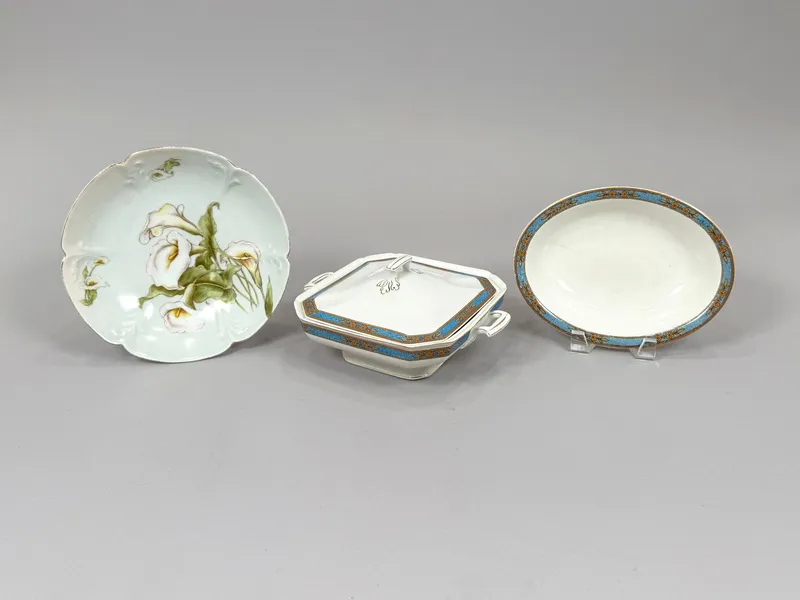 Three European China Dishes from auction in Cranston, Rhode Island — image 2