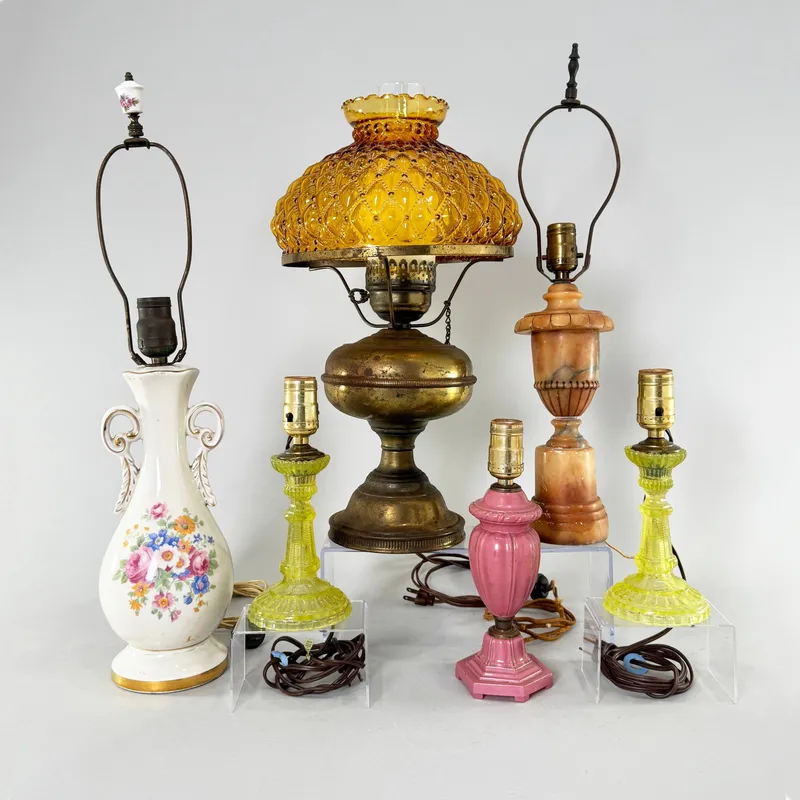 Six Assorted Table Lamps from auction in Cranston, Rhode Island — image 25