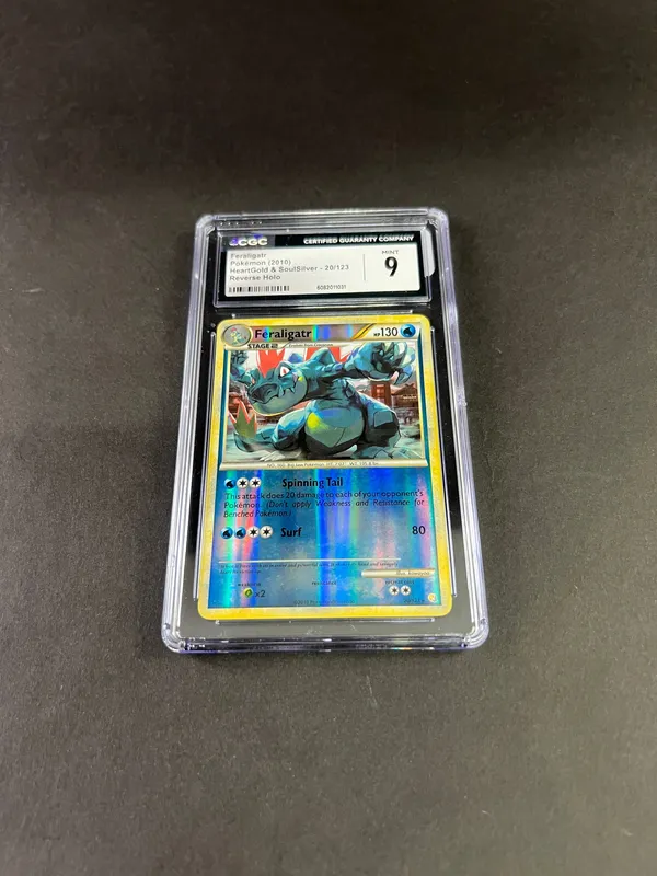 Pokemon TCG Feraligatr CGC 9 from auction in Cranston, Rhode Island — image 11