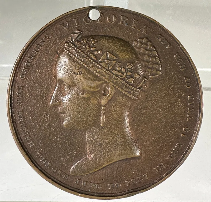 Queen Victoria Coronation Medal, 1838 from auction in Cranston, Rhode Island — image 1