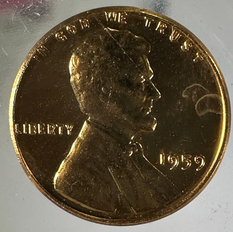 1959 Lincoln Memorial Cent from auction in Cranston, Rhode Island — image 20