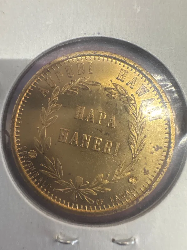 1847 Kamehameha Hawaii 1 Cent from auction in Cranston, Rhode Island — image 36