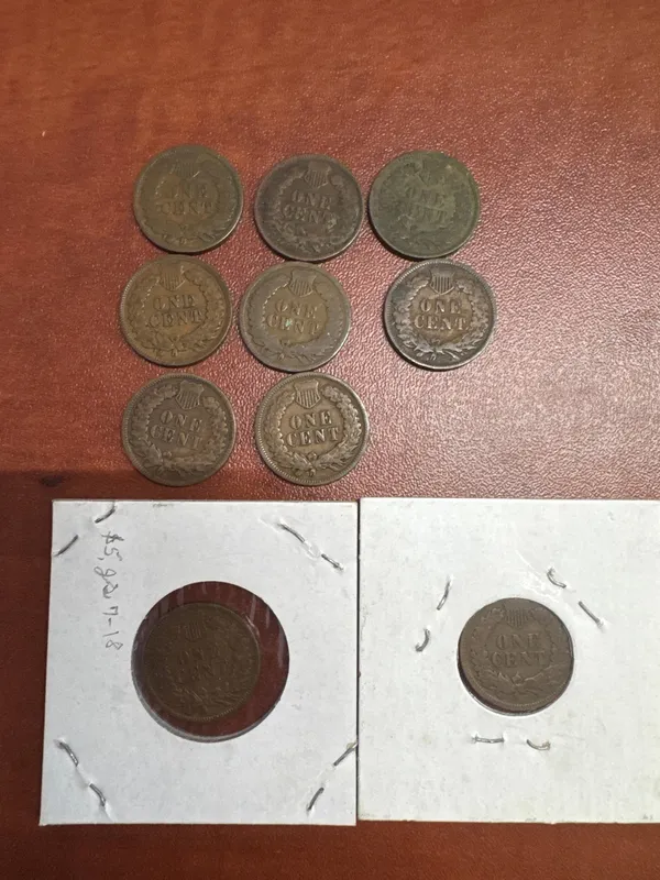 Collection of Indian Head Cents from auction in Cranston, Rhode Island — image 37