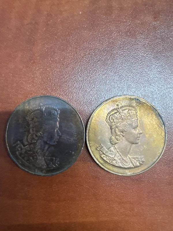 Three Coronation Medals 2 of Queen Elizabeth II from auction in Cranston, Rhode Island — image 48
