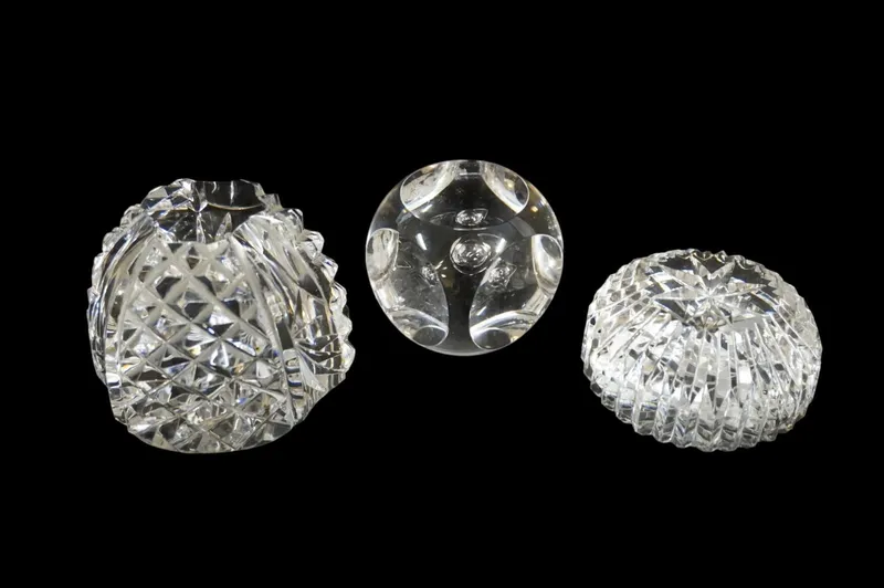 3 CRYSTAL PAPERWEIGHTS WATERFORD, KOSTA, OTHER from auction in Mount Pleasant, South Carolina — image 45