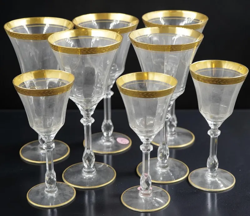 8 TIFFEN-FRANCISCAN LAUREL LEAF GOLD MID CENTURY from auction in Mount Pleasant, South Carolina — image 8