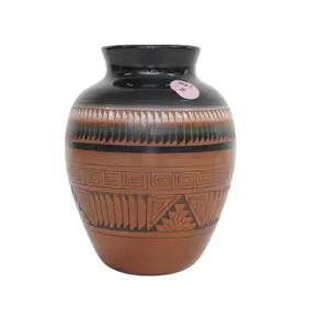 Vintage Navajo Mitchell Blackhorse Pottery Vase