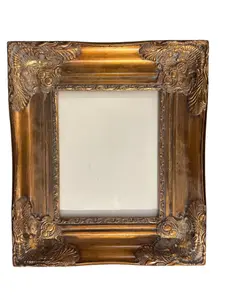 Ornate Baroque Style Picture Frame with Glass