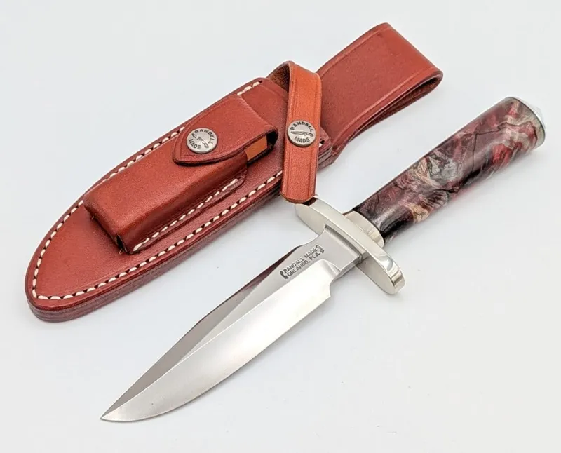 Custom Randall Model 1 5C 5in All Purpose Fighter w/ Sheath from auction in IN, — image 30