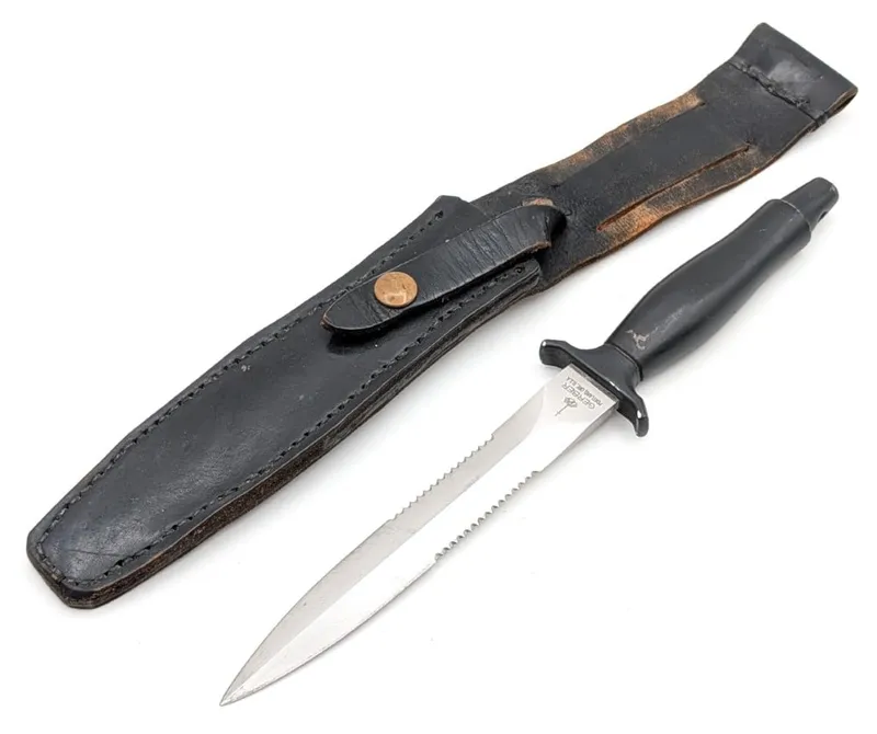 1984 Gerber Mark II Wasp Fighting Knife w/ Sheath from auction in IN, — image 45