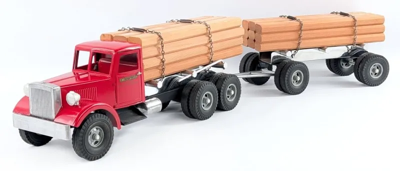Fred Thompson Smith Miller MIC Lumber Truck with Trailer from auction in IN, — image 30