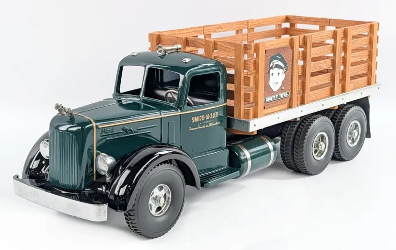 Fred Thompson Smith Miller L Mack Stake Bed Truck from auction in IN, — image 34