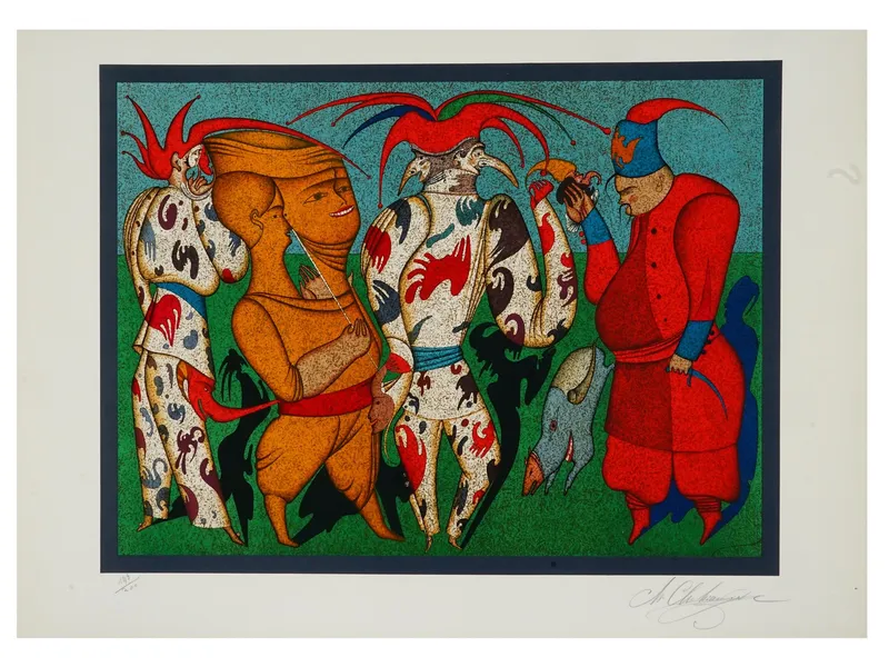 MIHAIL CHEMIAKIN RUSSIAN LIMITED EDITION LITHOGRAPH from auction in New York, New York — image 2