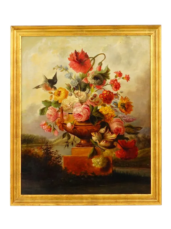 19TH C FRENCH FLORAL STILL LIFE PAINTING SIGNED J.B. DUFAY from auction in New York, New York — image 48