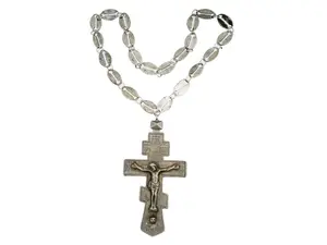 1896 RUSSIAN IMPERIAL SILVER NICHOLAS II CORONATION CROSS