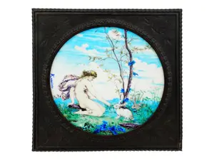 JOSEPH-VICTOR RANVIER FOR THEODORE DECK PORCELAIN PLAQUE