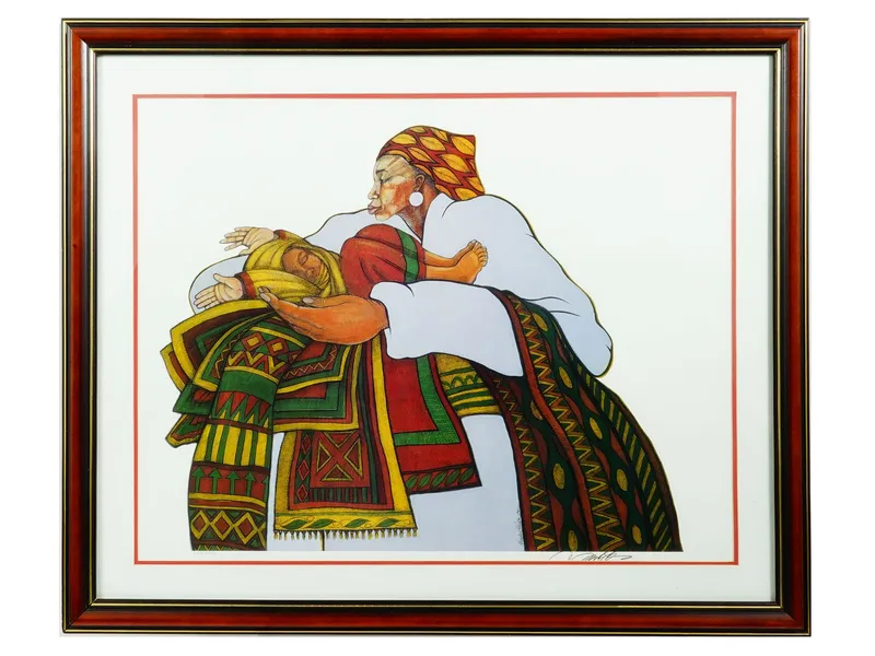 CHARLES BIBBS AMERICAN LTD ED OFFSET PRINT THE GUARDIAN from auction in New York, New York — image 4