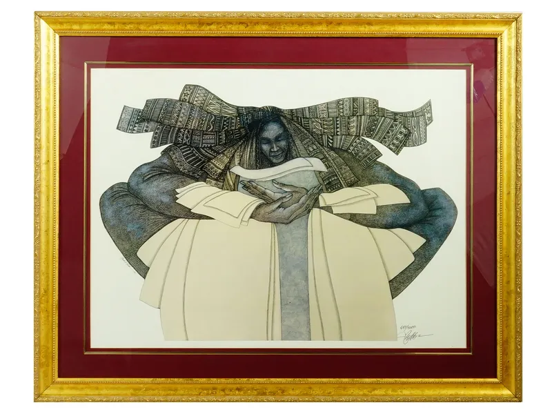 CHARLES BIBBS AMERICAN LTD ED OFFSET PRINT THE KEEPER from auction in New York, New York — image 2