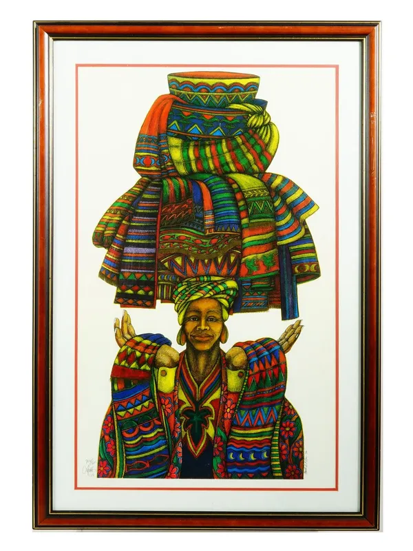CHARLES BIBBS AMERICAN LTD ED OFFSET PRINT THE GIFT II from auction in New York, New York — image 8