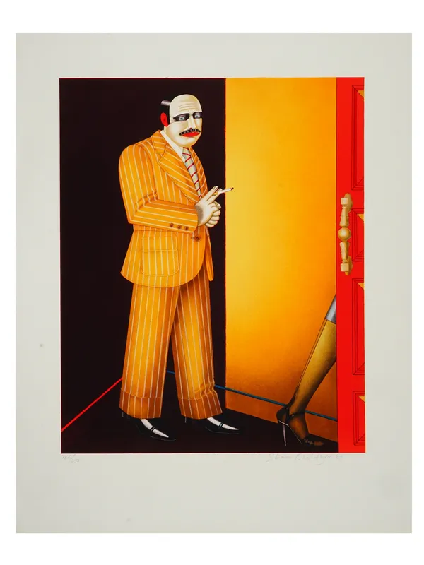 SHIMON OKSHTEYN AMERICAN LTD ED LITHOGRAPH BUSINESSMAN from auction in New York, New York — image 13