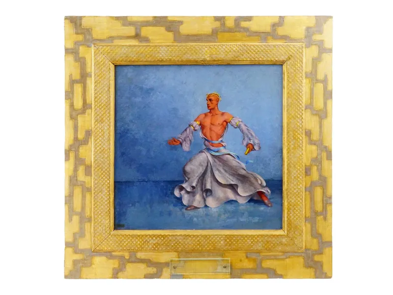 ALEXANDER CANEDO FIGURATIVE MALE OIL ON CANVAS PAINTING from auction in New York, New York — image 40
