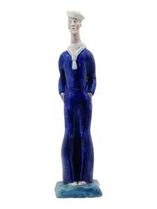 ЕВРОПЕЙСКАЯ МОДЕРНИСТСКАЯ ФАРФОРОВАЯ ФИГУРКА МОРЯКА 1930