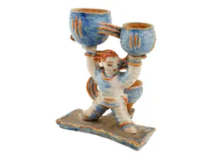 ATTR TO VALLY WIESELTHIER AUSTRIAN CERAMIC VASE