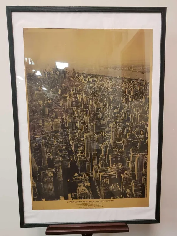 Early 20th Century Era Grand Central Zone to the Battery, New York Frame Photogravure from auction in Orlando, Florida — image 18