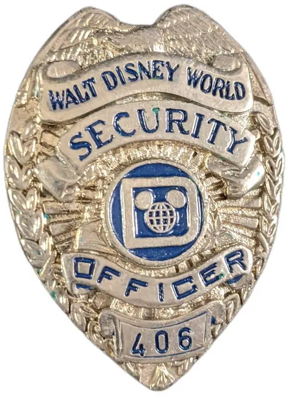 Early 1980s Disney World Female Security Badge from auction in Orlando, Florida — image 13