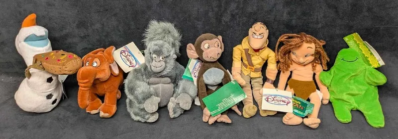 Disney Tarzan Frozen Flubber Bean Bag Lot of 7 from auction in Orlando, Florida — image 34
