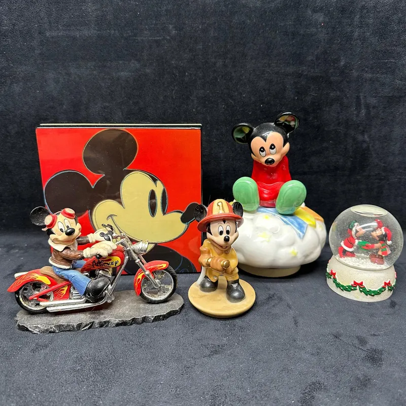 Assorted Mickey Mouse Collectibles Lot of Five Box Snow Globe from auction in Orlando, Florida — image 39