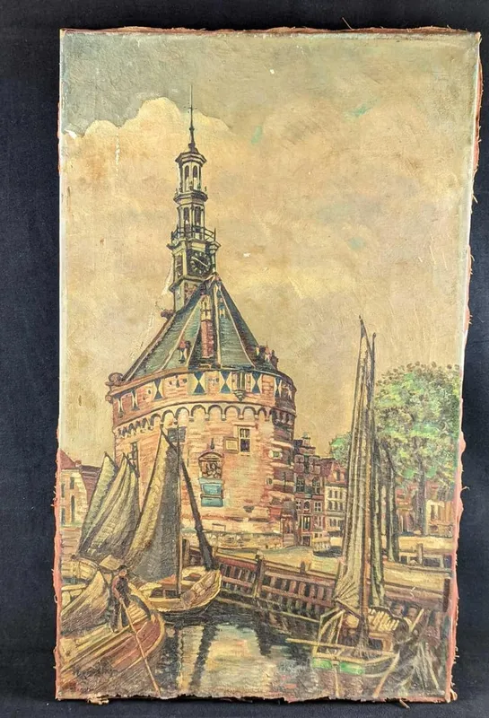 Official Epcot World Showcase Vintage Painting from auction in Orlando, Florida — image 48