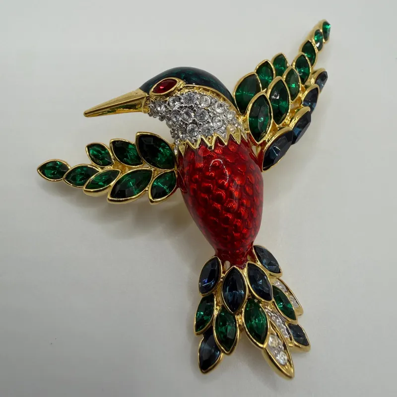 Nolan Miller Jacobin Hummingbird Glamour Collection Brooch AB29 from auction in Orlando, Florida — image 47