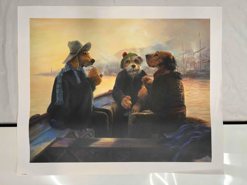 The Wilkers Giclee on Canvas Lonely Dog Ivan Clarke from auction in Orlando, Florida — image 6