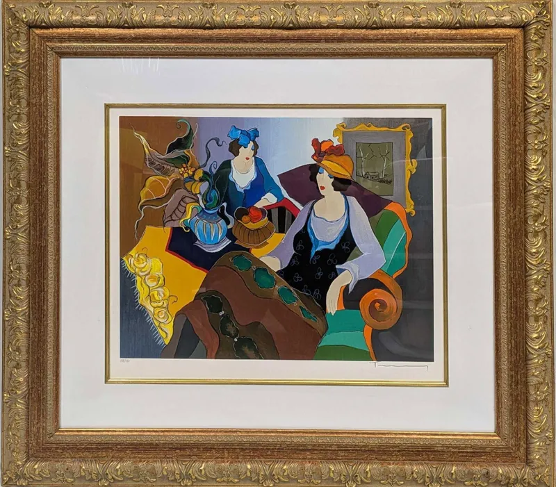 Framed S&N Itzchak Tarkay Melodramatic from auction in Orlando, Florida — image 24