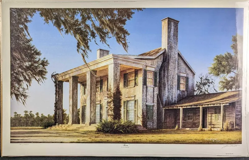 Sold Out Jim Booth LE Tara Gone With The Wind Print from auction in Orlando, Florida — image 27