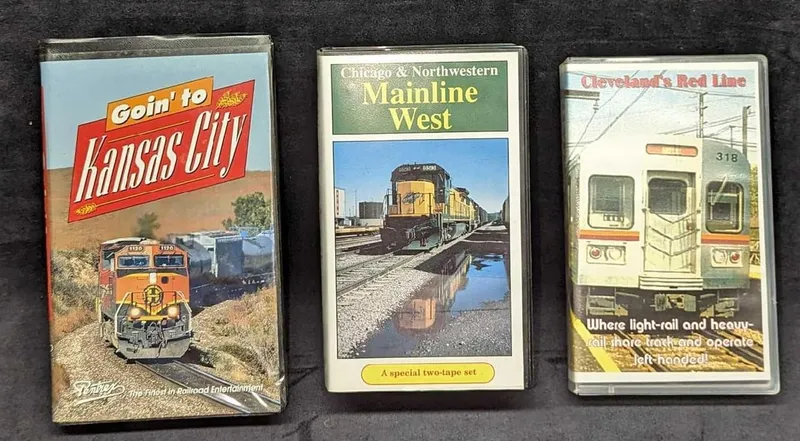Goin' To Kansas City  Cleveland's Red Line Chicago & Northwestern Train VHS Tapes from auction in Orlando, Florida — image 35