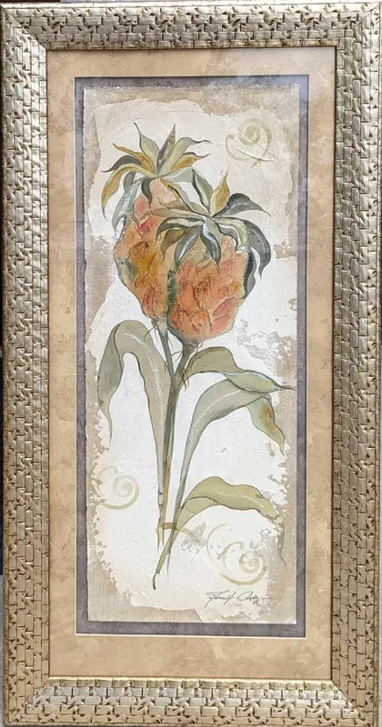 Framed Jennifer Dreznin Tropics II Mixed Media from auction in Orlando, Florida — image 23