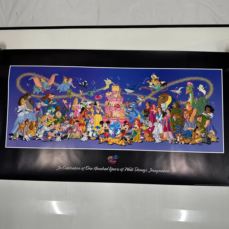 Disney 100 Years of Imagination Commemorative Poster from auction in Orlando, Florida — image 16