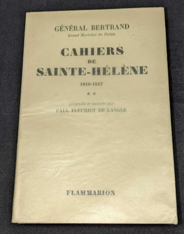 General Bertrand Cahiers De Sainte-Helene Softcover from auction in Orlando, Florida — image 18