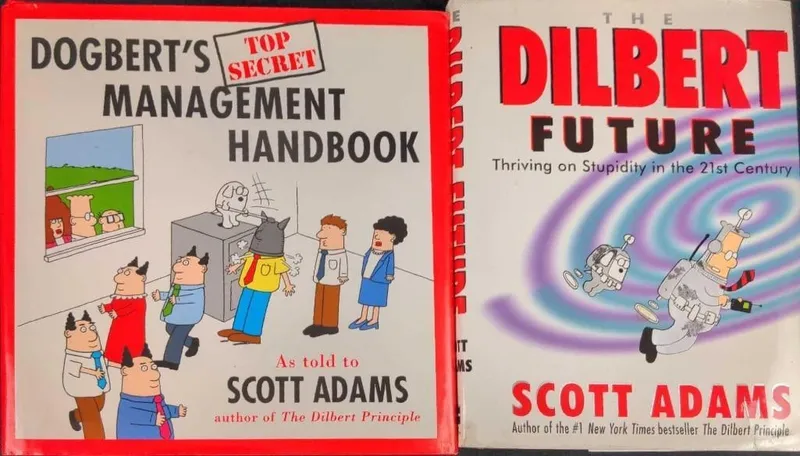 Dilbert Future And Dogberts Management Handbook Hardcovers from auction in Orlando, Florida — image 24
