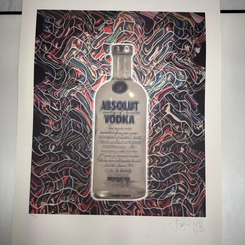 Absolut Gartel Signed and Numbered Digital Art Print Laurence Gartel #135 from auction in Orlando, Florida — image 38