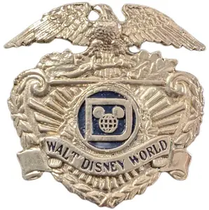 1970s/1980s Walt Disney World Security Hat Badge